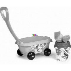 Smoby - Mancs rjrat homokoz szett strandkocsin