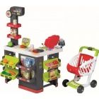 Smoby - Szupermarket pnztrgppel s bevsrlkocsival - 42 rszes