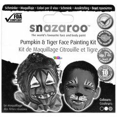 Snazaroo - Halloween tk s a rmiszt tigris arcfest szett