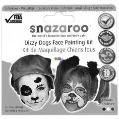 Snazaroo - Kedves kutyusok arcfest szett