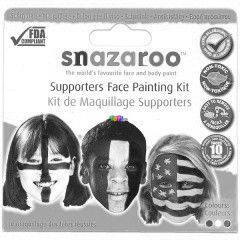 Snazaroo - Szurkolk arcfest szett