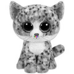 Sophie macska plssfigura - 24 cm, rzsaszn