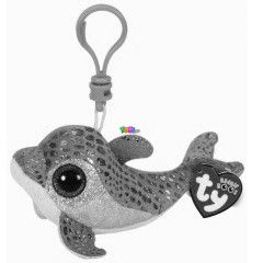 Sparkles delfin kulcstart plssfigura - 9 cm, rzsaszn