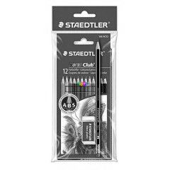 Staedtler - Sznes ceruza ajndk grafitceruzval s radrral, 12 darabos