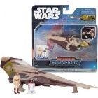 Star Wars: Jedi Starfighter - Delta 7-B, Obi-Wan Kenobi s R4-P17 figurval