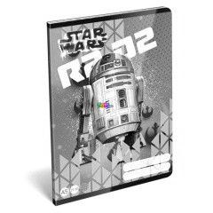 Star Wars - R2D2 mintás négyzetrácsos füzet - A5, 27-32