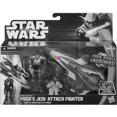 Star Wars - Yoda Jedi Attack Fighter kt akcifigurval