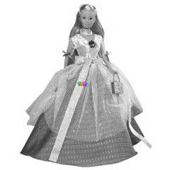 Steffi Love babk - Szke baba stt rzsaszn ruhban, 29 cm