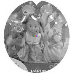 Steffi Love vi Rapunzel szke baba rzsaszn ruhban