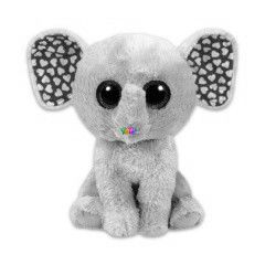 Sugar elefnt plsfigura, 15 cm, rzsaszn