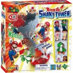 Super Mario - Blow Up! Shaky tower ügyességi társasjáték