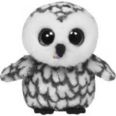 Swoops bagoly plssfigura - 15 cm, barna-fehr