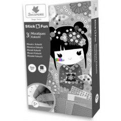 Sycomore - Stick n fun mozaikkp kszt szett - Kokeshi