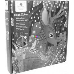 Sycomore - Stickn Fun mozaikkp kszt kszlet - Erdei llatok