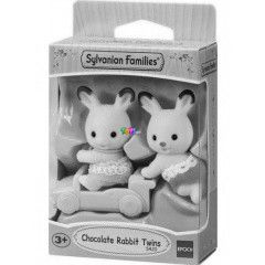 Sylvanian Families - Csoki nyuszi ikrek kisautval