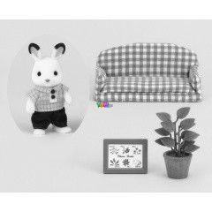 Sylvanian Families - Csoki Nyuszi papa, hevervel