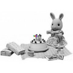 Sylvanian Families - Fehr Nyuszi hugi, szlinapi szettel