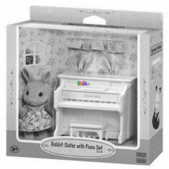 Sylvanian Families - Nyuszi lny zongorval
