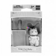 Sylvanian Families - Szrke cica bbi
