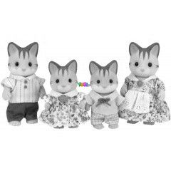 Sylvanian Families - Szrke cica csald