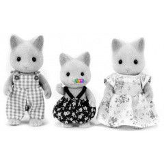 Sylvanian Families - Szrke Cica kis csald