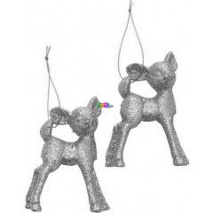Szarvasdsz akasztval, arany, 10 cm, 2 db-os