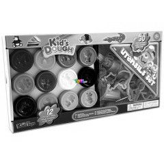 Sznes gyurma kszlet - eszkzkkel, 12 tgelyes