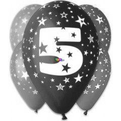 Sznes szmos lufi 5 darabos - 5-s