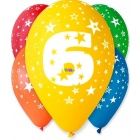 Sznes szmos lufi 5 darabos - 6-os