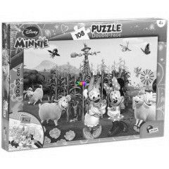 Sznezhet puzzle - Minnie egr, 108 db