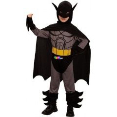 Szürke-fekete Batman jelmez, 110-120 cm
