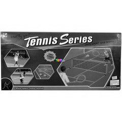 Tenisz szett hálóval és labdákkal