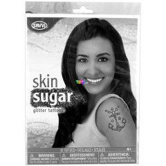 Tetoválás lányoknak - Skin Sugar csillámos minták, 2.