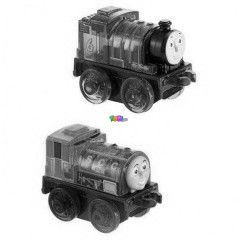 Thomas a gzmozdony - Vilgt mini mozdonyok, zld s srga