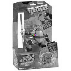 Tini Nindzsa Teknck - Ninja Action figurk - Ninja Strikin Mikey