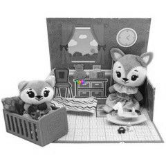 Tiny Tukkins - Cuddle n Play jtkszett, 2 db plssfigurval - Rka