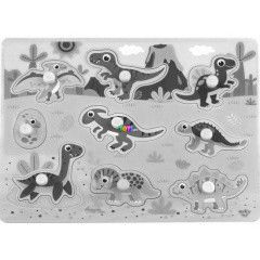 Tooky Toy - Fa forma puzzle, 9 db-os - Dnk
