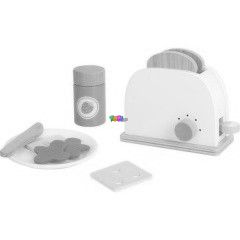 Tooky Toy - Fa kenyrpirt kiegsztkkel, pasztell