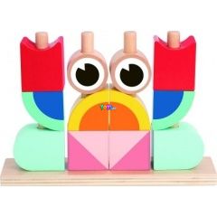 Tooky Toy - Fa Montessori ptjtk - llatok s formk
