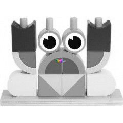 Tooky Toy - Fa Montessori ptjtk - llatok s formk