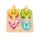 Tooky Toy - Formavlogat geometriai alakzatokkal, 13 db-os