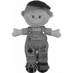 ToyToyToy - Timo, a tanul rongybaba, 45 cm