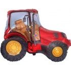 Traktor flia lufi, piros - 35 cm