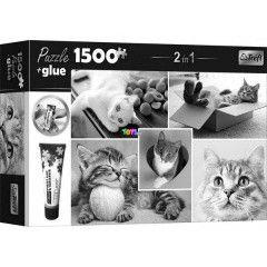 Puzzle - Cick, 1500 db + ragaszt
