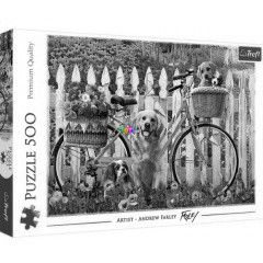 Puzzle - Kerkpr s kutyusok, 500 db