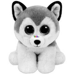 TY Beanie Babies - Buff husky klyk kutya, 15 cm