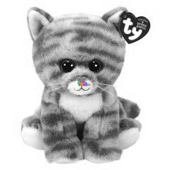 TY Beanie Babies - Cleo cirmos cica plssfigura, 15 cm
