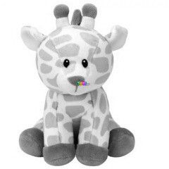 TY Beanie Babies - Gracie zsirf plssfigura, 15 cm, szrke