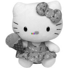 TY Beanie Babies - Hello Kitty fagyiz plssfigura, 15 cm