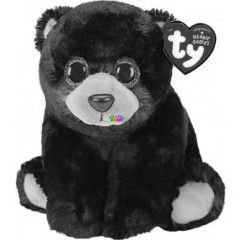 TY Beanie Babies - Kodi plss figura, 24 cm - Fekete medve
